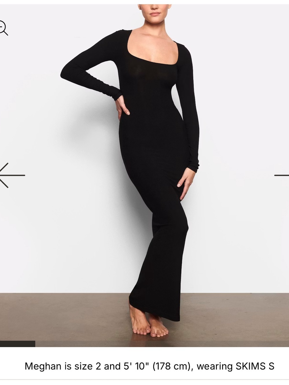 Skims soft lounge dress